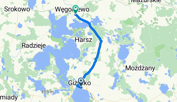 Giżycko - Węgorzewo