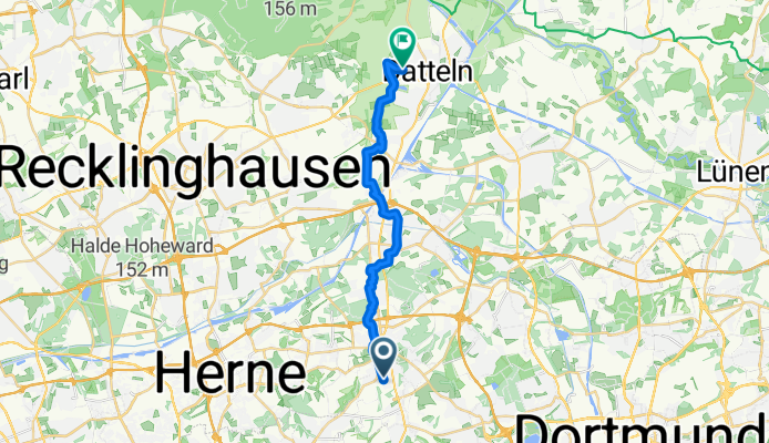Hedwigstraße , Castrop-Rauxel nach Drosselweg, Datteln