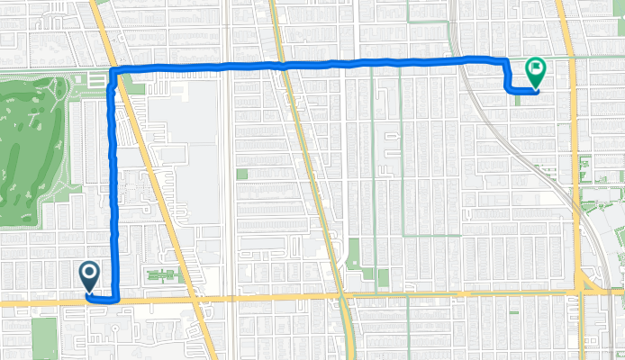 W Devon Ave, Chicago to N Sheridan Rd, Chicago