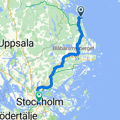 Grisslehamn nach Stockholm