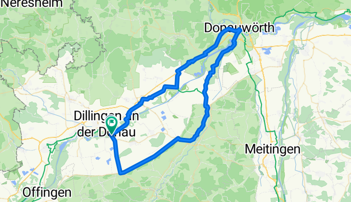 2.TAG C. Donau – Donauwörth - C. Donau 74 Km