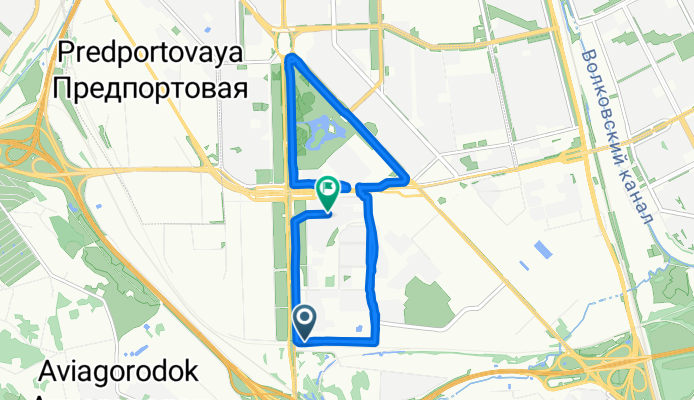 Пулковское шоссе, Saint Petersburg to Дунайский проспект, Saint Petersburg