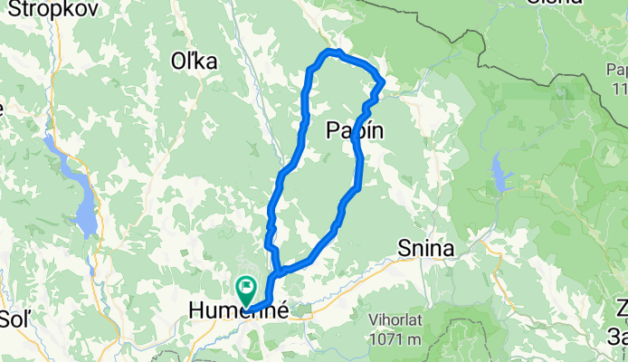 Humenné, Humenné to Humenné, Humenné