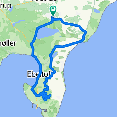 Route in Ebeltoft