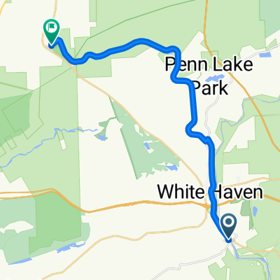 Route to D&amp;l Trail, White Haven