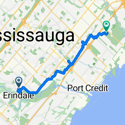 Ballydown Cres, Mississauga to Dixie Rd, Mississauga