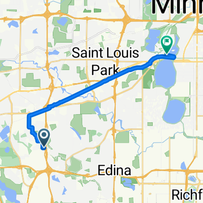 Smetana Dr, Minnetonka to Cedar-Isles-Dean, Minneapolis