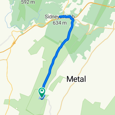 Route in McConnellsburg