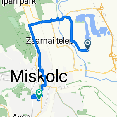 Route in Miskolc