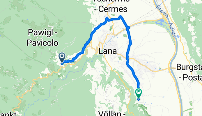 Von Sankt Pankraz bis Lana