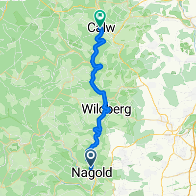 Nagold nach Calw