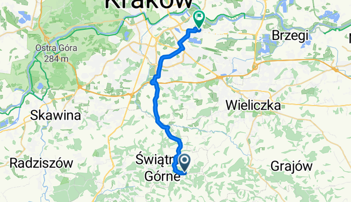 Piasna Górka, Rzeszotary do Przewóz, Kraków