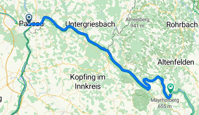 Bahnhofstraße, Passau - Exlau, Kirchberg