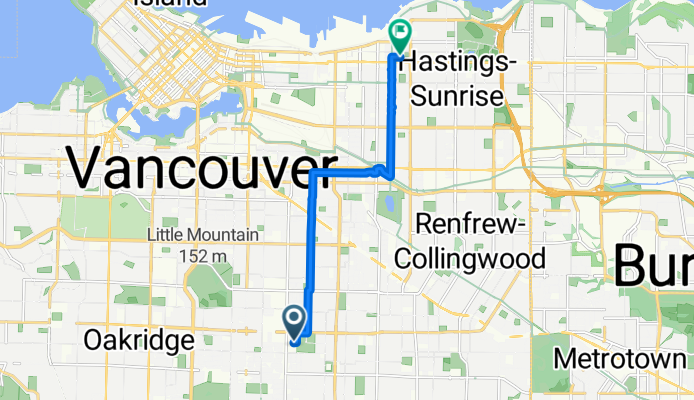 Fraser St, Vancouver to Garden Dr, Vancouver
