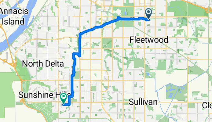 153 St, Surrey to Boundary Grove, Surrey