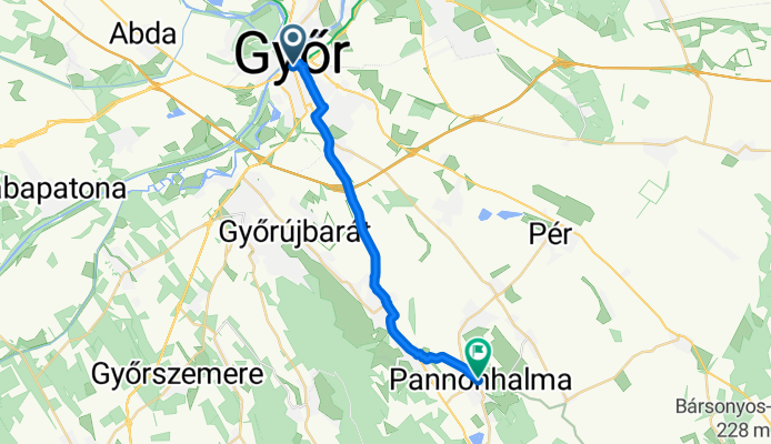Győr - Pannonhalma