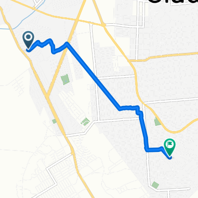 Ruta desde Cerró San Rafael