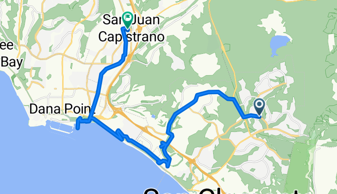Via Monte Picayo, San Clemente to Los Rios St, San Juan Capistrano