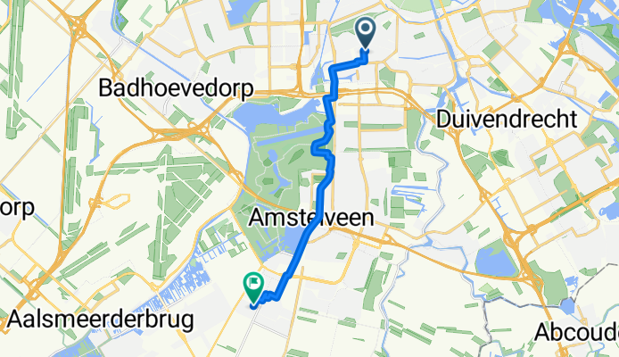 Rubensstraat, Amsterdam to Westhove, Amstelveen