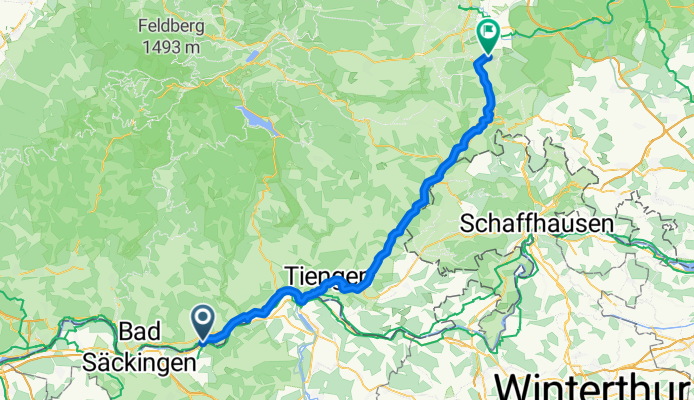 Laufenburg nach Fürstenberg