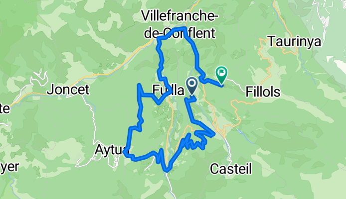 Chemin de la Cooperative, Corneilla-de-Conflent à Los Pastorals, Corneilla-de-Conflent