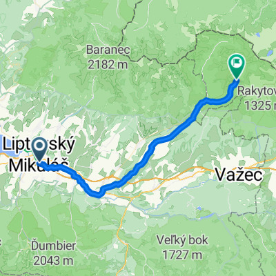 LM- Lipt.Hrádok- L.Kokava- Podbanské- Kôprová dolina