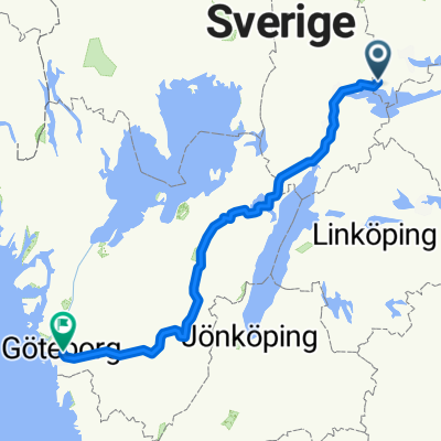 Götlunda Fårtallen nach Korsvägen