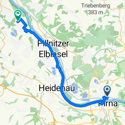 Von Pirna bis Dresden
