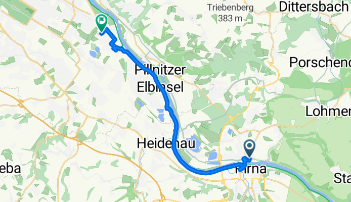Von Pirna bis Dresden