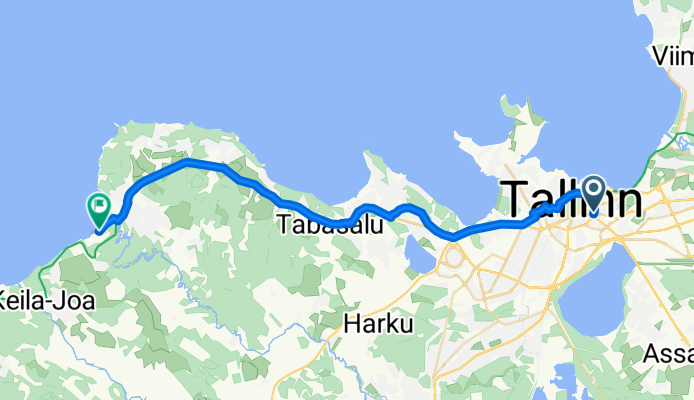 От Rävala puiestee T1 до Päästejaama tee