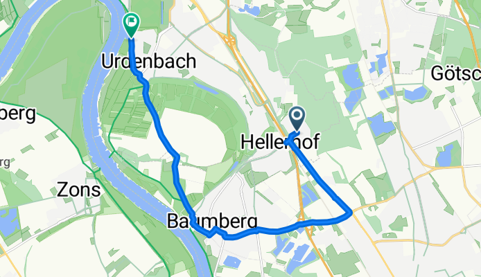 Clausthal-Zellerfelder-Straße, Düsseldorf nach Benrather Schloßufer, Düsseldorf