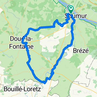 Boucle velo Saumur Vallée du Thouet