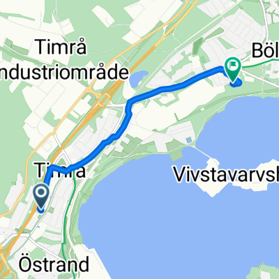 Köpmangatan, Timrå to Solrosvägen, Sörberge