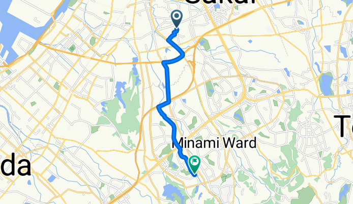 八田北町, 堺市へ城山台3丁目, 堺市