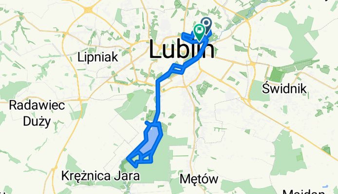 Dereniowa, Lublin do K Tumidajskiego, Lublin