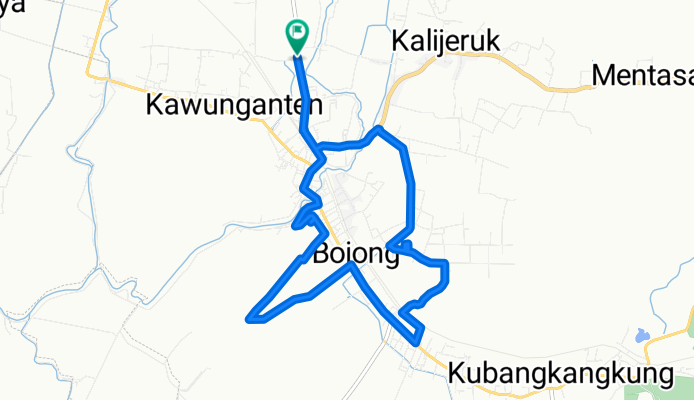 Jalan Raya Tegalsari to Jalan Raya Tegalsari
