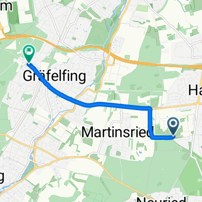 Max-Lebsche-Platz, München nach Freihamer Straße, Gräfelfing