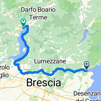 From Desenzano del Garda to Iseo