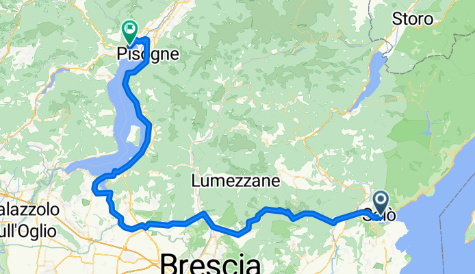 From Desenzano del Garda to Iseo