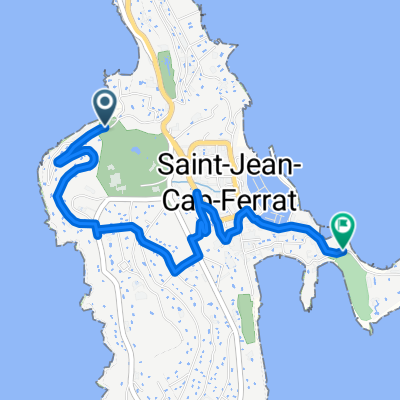 Saint-Jean-Cap-Ferrat to Avenue Jean Mermoz, Saint-Jean-Cap-Ferrat