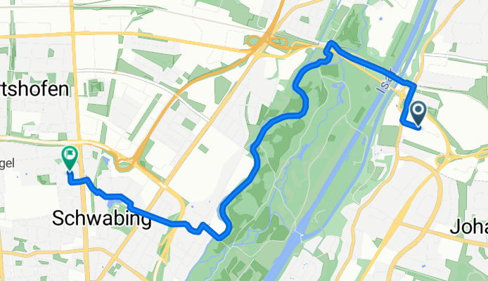 Unterföhring nach Isoldenstraße