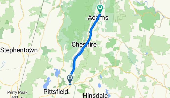 Crane Ave, Pittsfield to Ashuwillticook Trail, Adams
