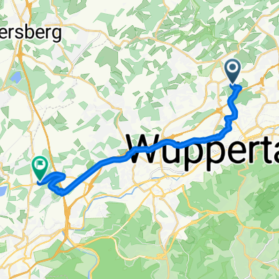 Wilkhausstraße, Wuppertal nach Düsseldorfer Straße, Wuppertal