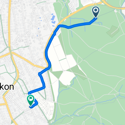 Fännerwiesstrasse, Zollikon nach Breitackerstrasse, Zollikon