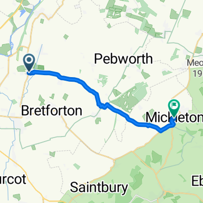 Hyde Close, Evesham to High Street, Chipping Campden