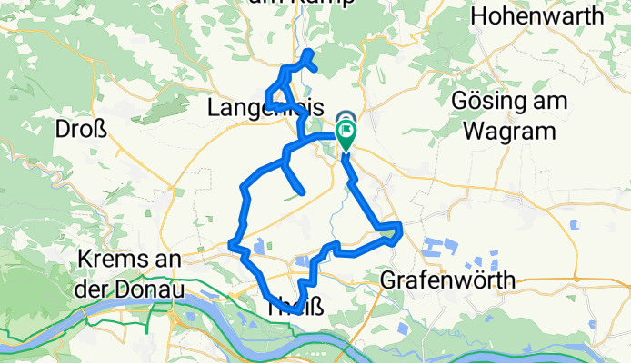 Route in Hadersdorf-Kammern