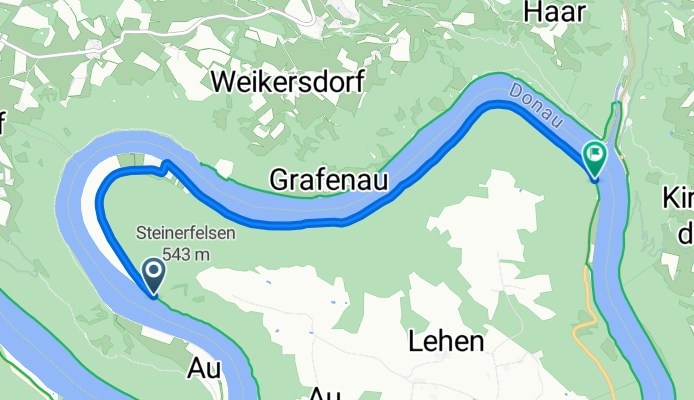Donausteig Passau-Linz-St Nikola, Haibach - Kobling, Haibach
