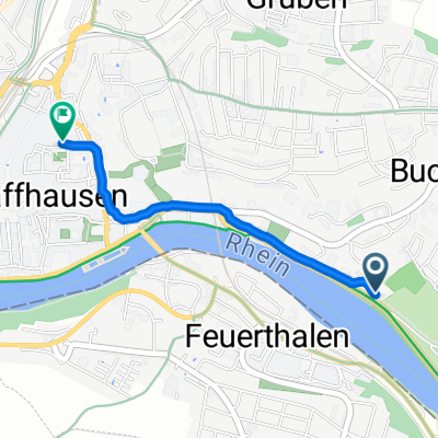 Lindliweg, Schaffhausen nach Löwengässchen, Schaffhausen