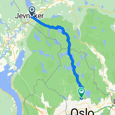 Thorbjørnrud Hotel, Jevnaker to Sognsvann st.