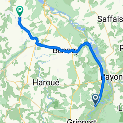 De Route de Montauban à Route de Pierreville
